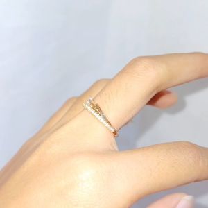 Cincin Wanita Baris Mata Bulat CCR-195 XP
