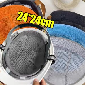 Helmet Sweat Liner for Hard Hat Breathable Mesh Moisture Wicking Sweatband Detachable Washable Universal Fit Safety Accessory