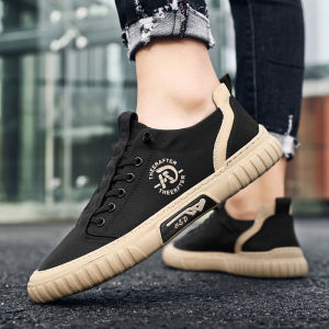 2024 Canvas Casual Shoes For Men: Black Slip On Sneakers & Safety Shoes