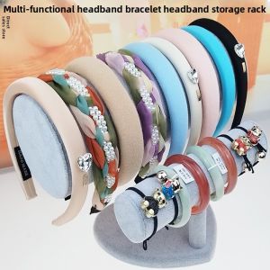 Large Capacity Hair Clip Storage Display Stand Elastic Hairband Hair Hoop Multi-Functional Jewelry Hair Accessory Organizer