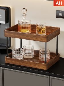 MUGG | Real Wood Desktop Corner Cup Holder