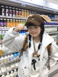 Kawaii Cat Star Thêu Khóa Kéo Áo Hoodie Nữ Rộng Rãi Fit Mùa Thu Mùa Đông Áo Khoác Ngoài Dễ Thương Phong Cách Đi Học Vải Tổng Hợp Dài Tay