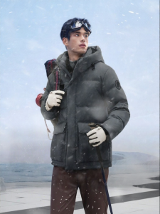 Winter Warm Mens Down Jacket 90% Goose Down