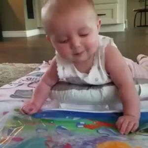 Baby Inflatable Water Play Mat Tummy Time Sensory Activity Toy Crawling Training Early Development Floor Play Mat