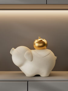 Everything Big Luck Pig Ornaments Living Room Wangzhai Desk TV Cabinet Wine Cabinet Fancy Decoration Office Housewarming Gift