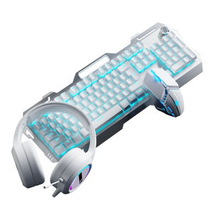EWEADN | Gaming Keyboard Mouse Set Mechanical Feeling
