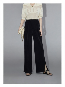 Elle | High Waist Slimming Loose Fit Pants