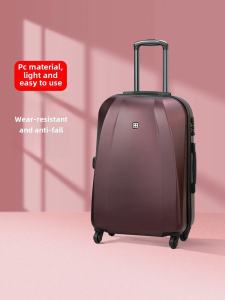 SUISSEWIN Fashionable Travel Suitcase with Universal Wheels Boarding Luggage for Men And Women 20 Inch 24 Inch Carry-On Bag