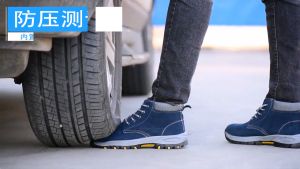 SINDBAB Safety Boots Men Safety Shoes Steel Toe Shoes Working Shoes Safety Boots Medium Cut Safety Shoes