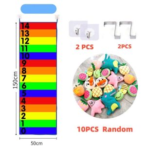 Kids Touch High Carpet Games Bounce Trainer Promote Growth Number Fun Sports Toy Height Ruler Indoor Outdoor Toys for Children