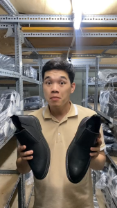 Giày da chelsea boots MĐ G1222 da loại tốt đế cao mũi tròn