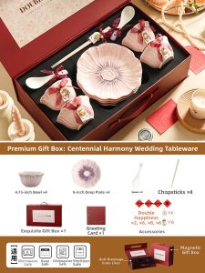 WUXIN | Wedding Engagement Giftware Dinnerware Set