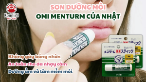 SON DƯỠNG MÔI OMI MENTURM CỦA NHẬT (THỎI 4GR)