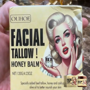 【BUY 3 GET 2】OUHOE Facial Tallow Honey Balm Whipped Beef Tallow Face Cream Body Lotion Moisturizer Cosmetics Whole Body Care Olive Moisturizer Skin Care 120g