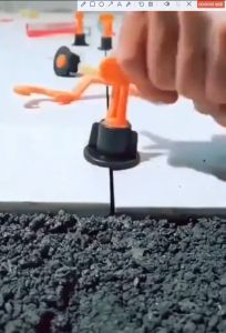 ToolHub 50Pcs Level Wedges Tile Spacers For Flooring Wall Tile Spacer Carrelage Tile Leveling System Leveler Locator Spacers Plier