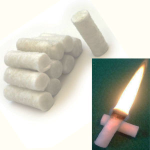 20Pcs Outdoor Mini Portable Fire Starter Camping Survival Practical Waterproof Props Cotton Core Fire Starter