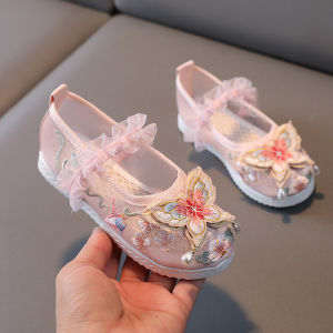JIFANPAUL | Embroidered Princess Dance Shoes for Girls