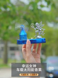 Parfum Mobil Tenaga Solar Model Kincir + Parfum Mobil Mewah Tahan Lama