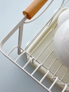 GSlife Nordic Style Stainless Steel Dish Rack Kitchen Drain Rack Cutlery Storage Rack Water Cup Rack