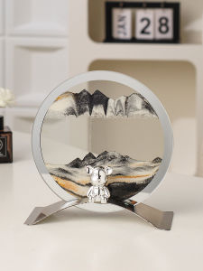 MEIWEISI | Luxury Bear Flow Sand Art Decor