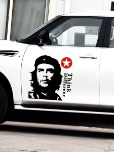 Che Guevara รูปรถสติกเกอร์รถยนต์ตกแต่ง Scratch ครอบคลุม Star ส่วนบุคคลการปรับเปลี่ยนรถ Decal