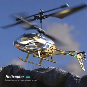 RC Helicopter Plan Toy with Gyroscope Obstacle Avoidance Remote Control Airplane Toy 3.5 Channel Helicopters Electric Flying Toys for Boys Gift