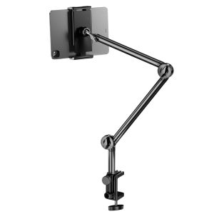 2024 New Arrival Mobile Phone Lazy Person Bracket Bedside Tablet Bed iPad Support Frame Desktop Shooting Metal Racket Lying Binge-Watching Tool Multi-Function Switch Neutral TikTok Fixed Cantilever Selfie