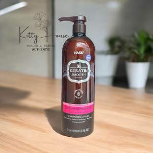 Dầu gội và dầu xả mềm mượt tóc Hask Keratin Protein Chai 1 lít