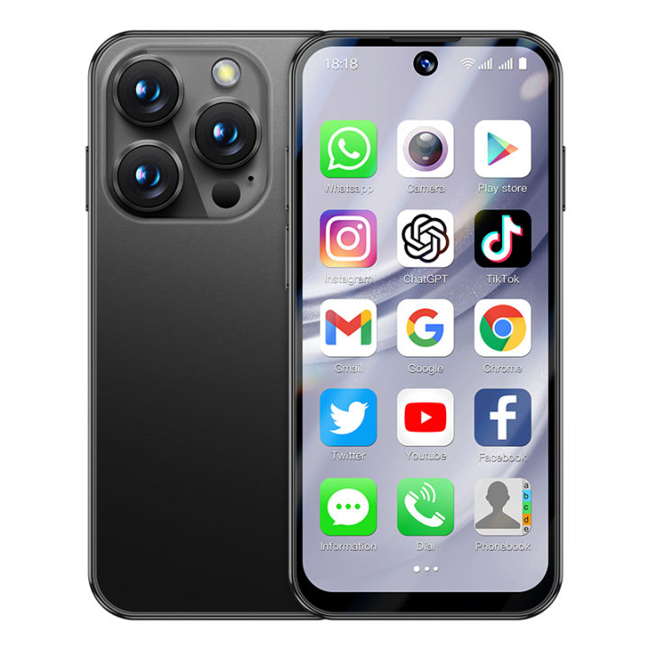 未使用品 SOYES XS 19 ブラック ミニスマートフォン SOYES XS19 Pro Mini 4G Smartphone 3.88inch HD Screen 4GB RAM 64GB