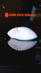 Meetion GW32 – Tri-Mode Wireless Ergonomic Gaming Mouse 8.000 DPI 98 g RGB Thumb Wheel