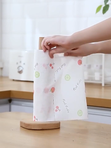 【Buy 3 Free 3】 300 Rolls Disposable Clean Lazy Rag Paper Kitchen Oil Absorbent Paper Towels Washable Dish Cloth Dish Towel Clean Hand Towels Kitchen Oil Absorbent Paper Towels