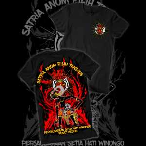 Kaos PSHW SH Winongo Tunas Muda Motif 8 Kaos Distro Pencak Silat Bahan Cotton Combed Premium