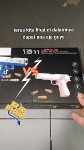 MAINAN TEMBAKAN CLINT SHELL EJECTION LENGKAP DENGAN PELURU BUSA SELONGSONG DAN PEREDAM SUARA