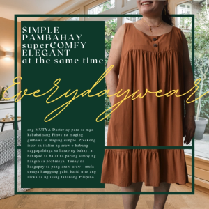 Mutya Daster PAMBAHAY EverydayWear Comfy Soft Linen Sleeveless w/1Pocket Daster(OneSize fits L-2XL)