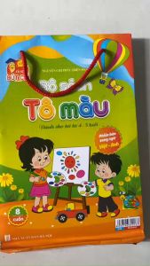 Combo túi 8 cuốn Bé Tô Màu 4-5tuổi