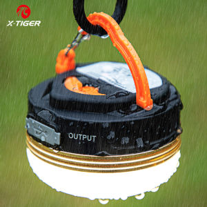 X-TIGER LED tent light LED tent light portable camping light 1800mAh rechargeable steamed bread light warm white adjustable 3 modes