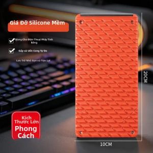 Sáng Tạo Silicon Giá Đỡ Điện Thoại Linh Hoạt Có Thể Gập Lại Biến Hình Để Bàn Máy Tính Bảng Laptop Giá Đỡ Phụ Kiện Du Lịch 1PC