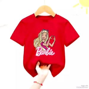 Barbie Girl Atasan Kaos Anak Perempuan Viral Usia 1-12 Thn
