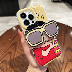 Fun Crayon Xiaoxin for  13 Phone Case Iphone14promax Bracket 11 New Arrival 14pro Female 12 Niche Style X Drop-Resistant XR All-Inclusive Xsmax Man and Woman Cartoon 8plus Funny 7