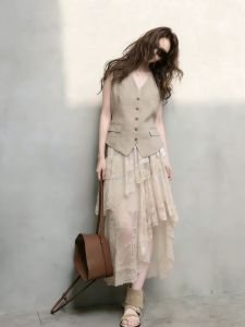 QFN | Retro Style Womens Suit Not Plagiarized Elegant Casual Summer Wear