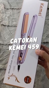 Kemei 459 Alat Catokan Rambut Curly Splint Straight Lurus Keriting Catok Plat Rambut KM459 Original