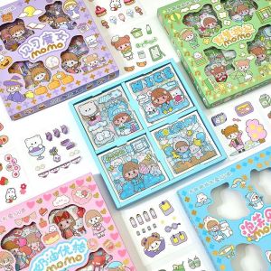Stiker Kartun Korea Lucu 20Lembar/100Lembar Anti Air Dekorasi Handbook Scrapbook DIY