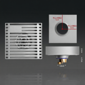 YUESHIYI | Deodorizing Stainless Steel Floor Drain