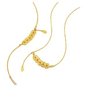 Auspicious Gold Necklace Auspicious Symbol