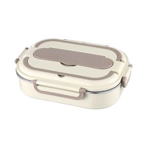 Stainless Steel Insulated Lunch Box Children Students Special Grid Bento Box Office Workers Meal Plate Arst Macaron Color Nordic Style