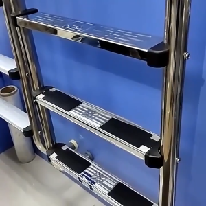 บันไดสระน้ํา บันไดสระว่ายน้ำบันได 304บันไดสแตนเลสกันลื่น กันสนิม Swimming Pool Ladder 2/3/4 Steps สําหรับสระว่ายน้ําบ้านสระว่ายน้ํา
