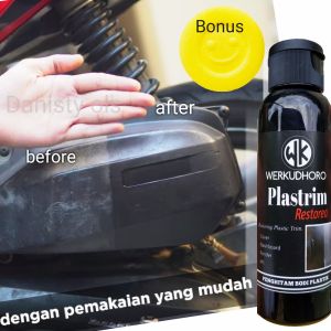 plastrim restored penghitam motor permanen pengkilap body /insta sparkling/xpresswash/waterless/black magic