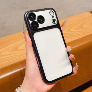 Ốp Lưng Mạ Mờ Cho iPhone 16/17 Pro Max/17 Pro Air/15/14/13 Trong Suốt Bảo Vệ Camera