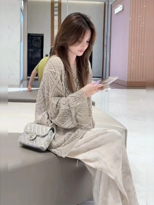 Unique Stylish Loose Lazy Style Hollow Knit Sweater