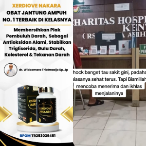 Xerdiove Nakara Obat Penyumbatan Jantung-Obat Jantung Bengkak Ampuh Obat Jantung Herbal Sudah BPOM